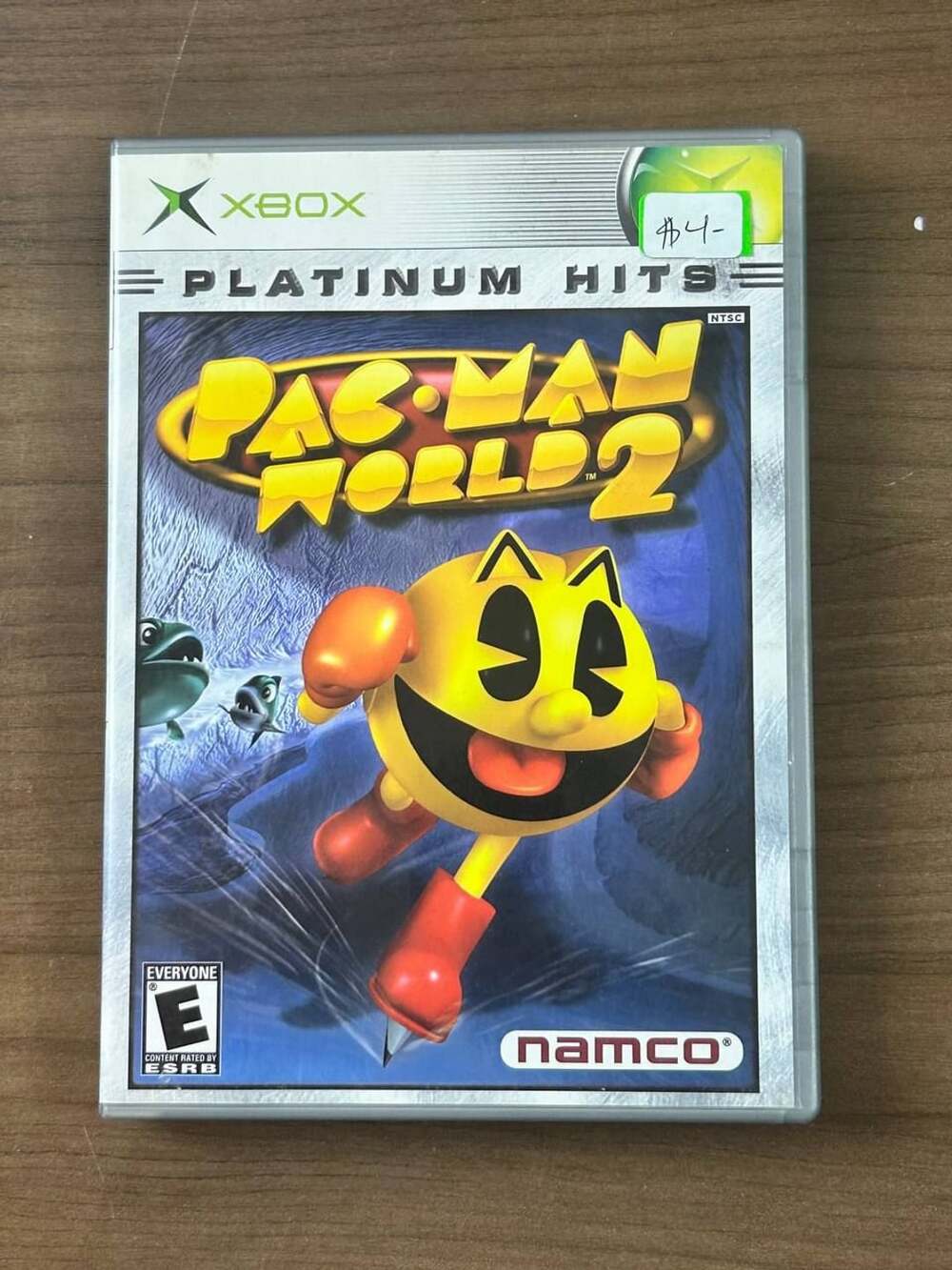 Pac-Man World 2 Platinum Hits Microsoft Xbox 2002 NTSC Disc Case & Manual